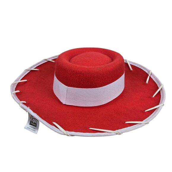 Disney Toy Story Jesse Cowgirl Hat Costume Youth Felt Ribbon Faux Leather 14" - Picture 6 of 10